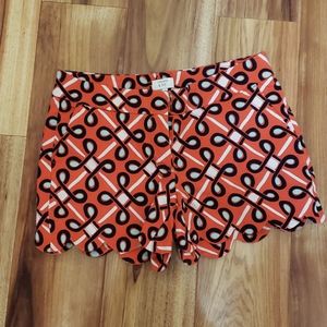 Crown & Ivu scalloped shorts